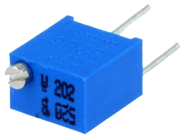 Potentiometer: montage-; meerslagen; 2kΩ; 250mW; ±10%; lineair Potentiometer: montage-; meerslagen; 2kΩ; 250mW; ±10%; lineair